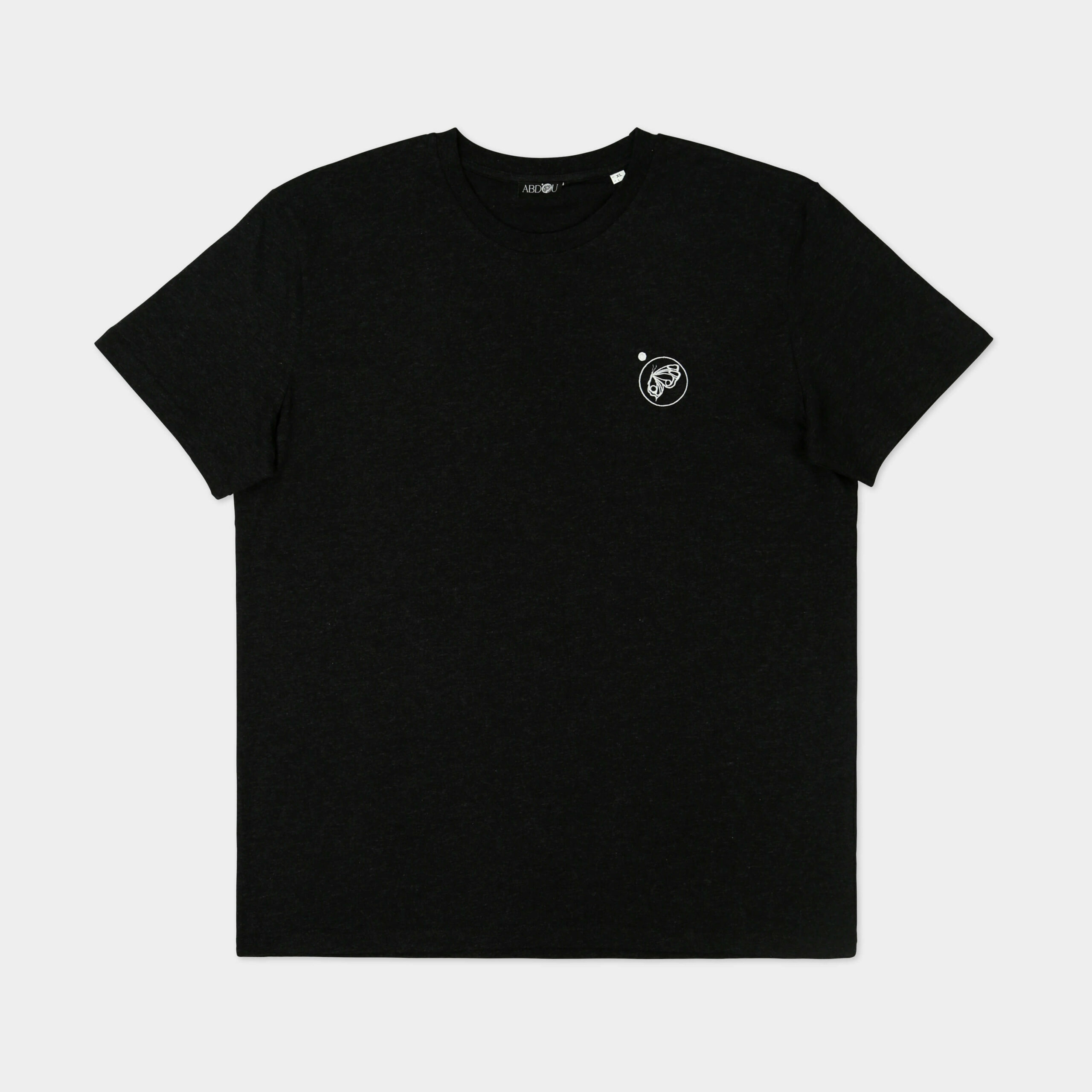 Black Embroidered Logo T-shirt
