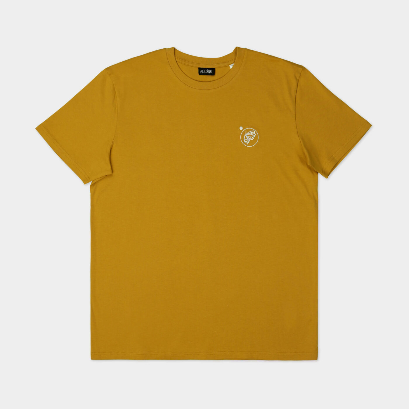 Camiseta con logotipo bordado - Camello