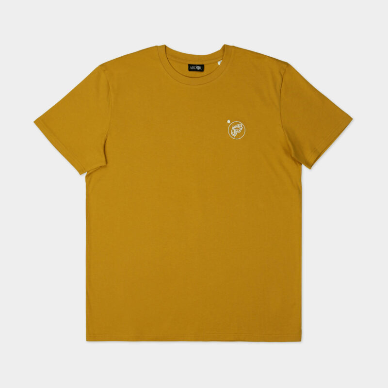 Camiseta con logotipo bordado - Camello