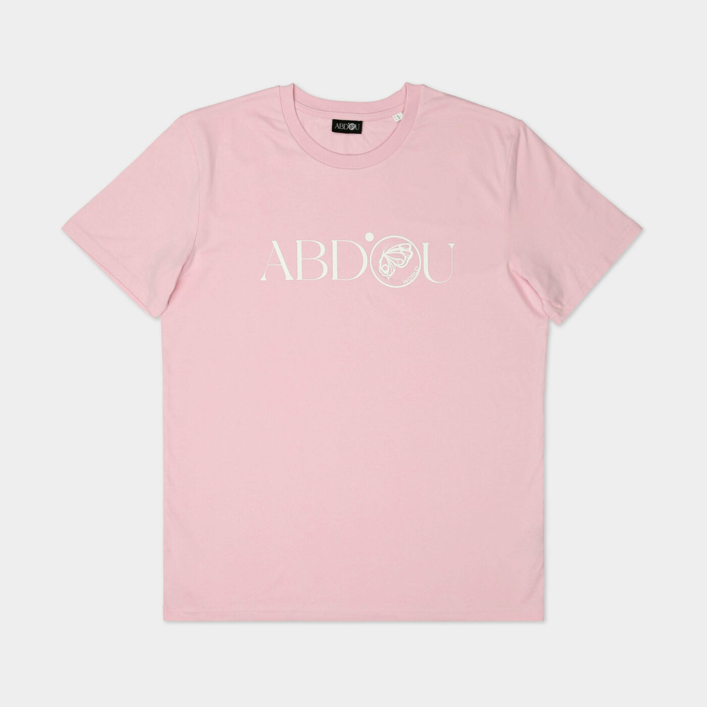 Camiseta Con Logotipo Serigrafiado - Rosa