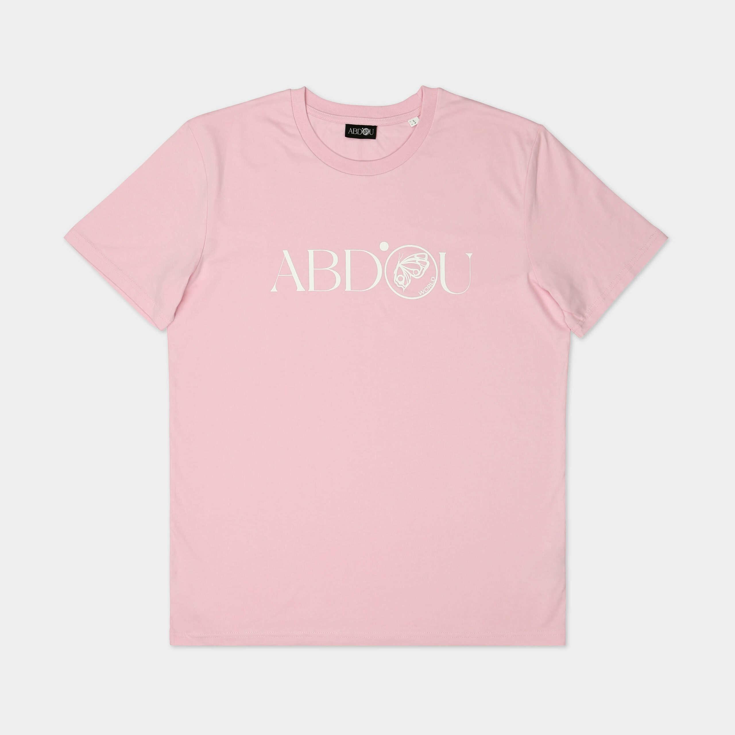 Pink Screen printed Logo T-shirt