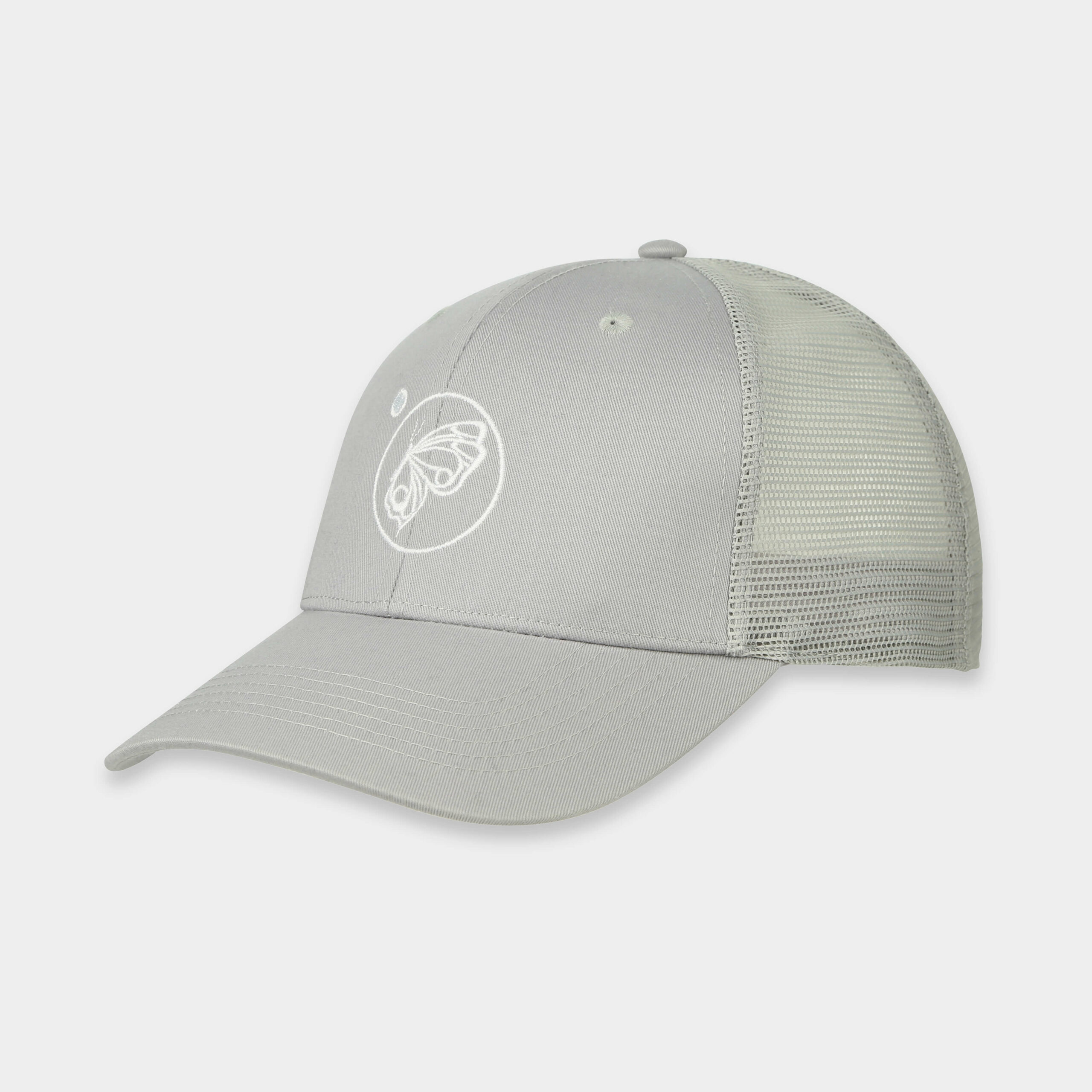 Grey Cap - White Logo Embroidery - Image 3