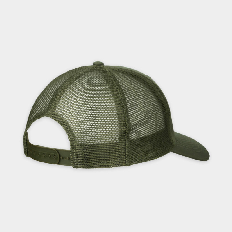 Gorra verde caqui - Logotipo blanco bordado - Imagen 3