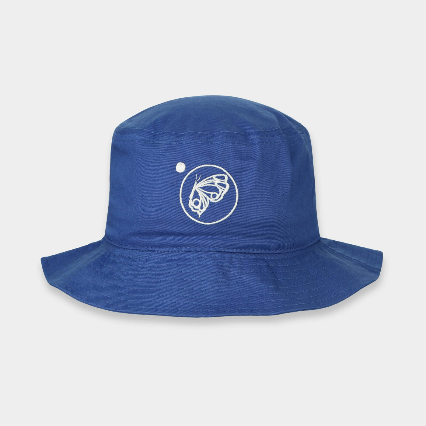 Sombrero Azul – Logotipo Bordado Blanco