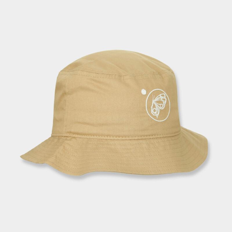 Sombrero  Arena - Logotipo Bordado Blanco
