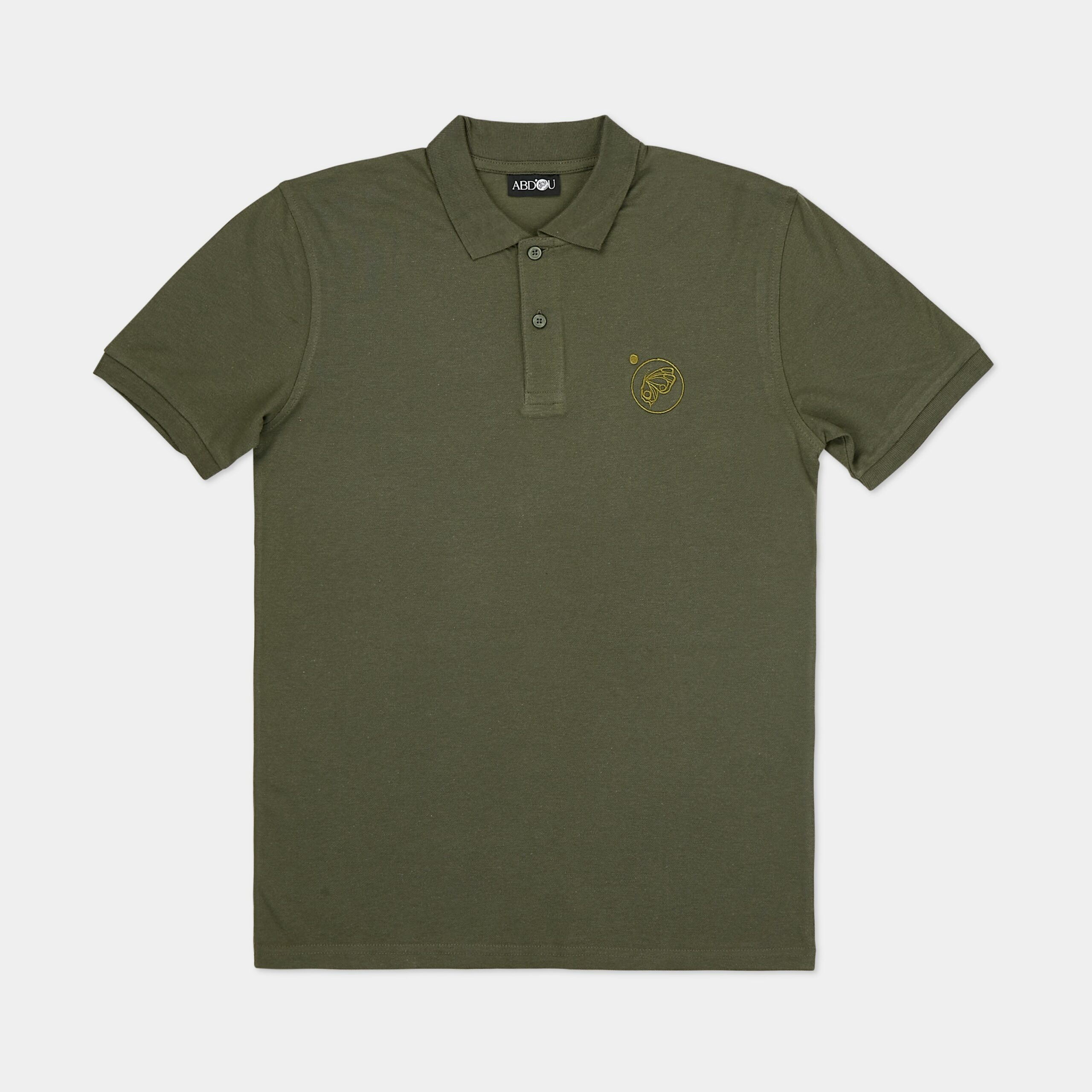 Khaki Green Polo Men