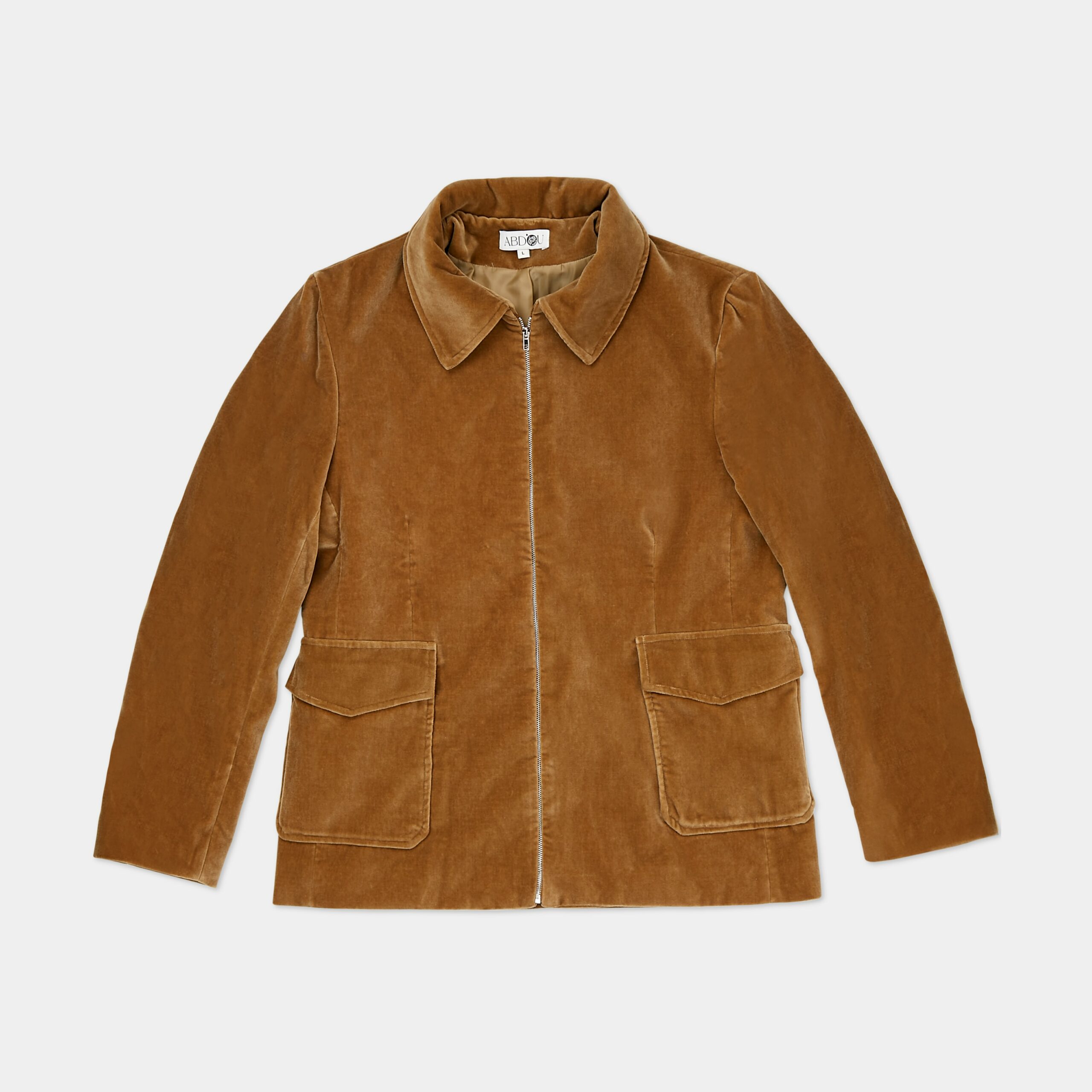 Velvet Jacket - Camel