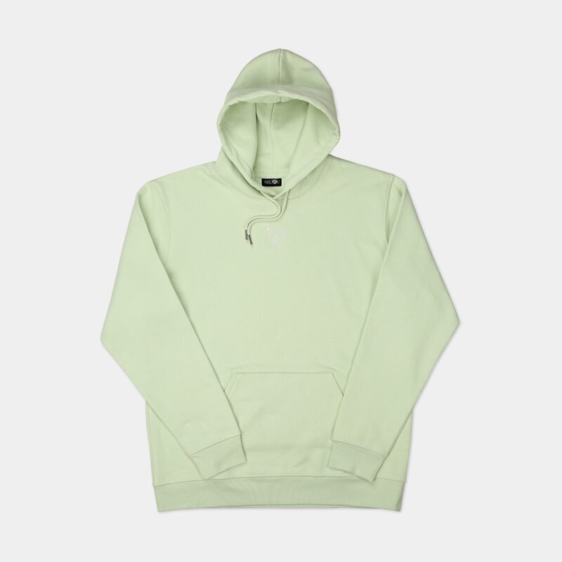 Sudadera con Capucha sin Cremallera - Verde Pastel